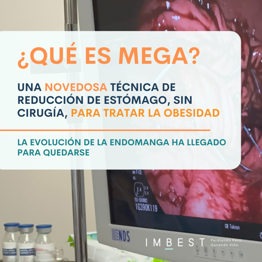 MEGA nueva técnica endoscópica para tratar la obesidad sin cirugía es la evolución de la endomanga por IMBEST Dr. Román Turró Arau