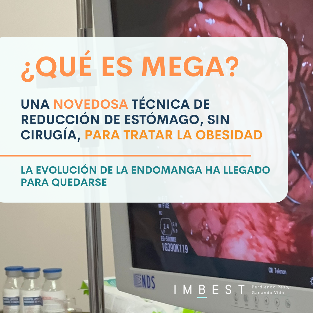 MEGA nueva técnica endoscópica para tratar la obesidad sin cirugía es la evolución de la endomanga por IMBEST Dr. Román Turró Arau